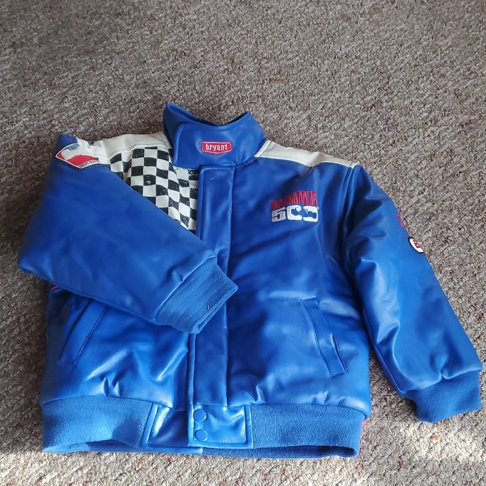 Vintage Indy 500 Kids Jacket size 8 or Small